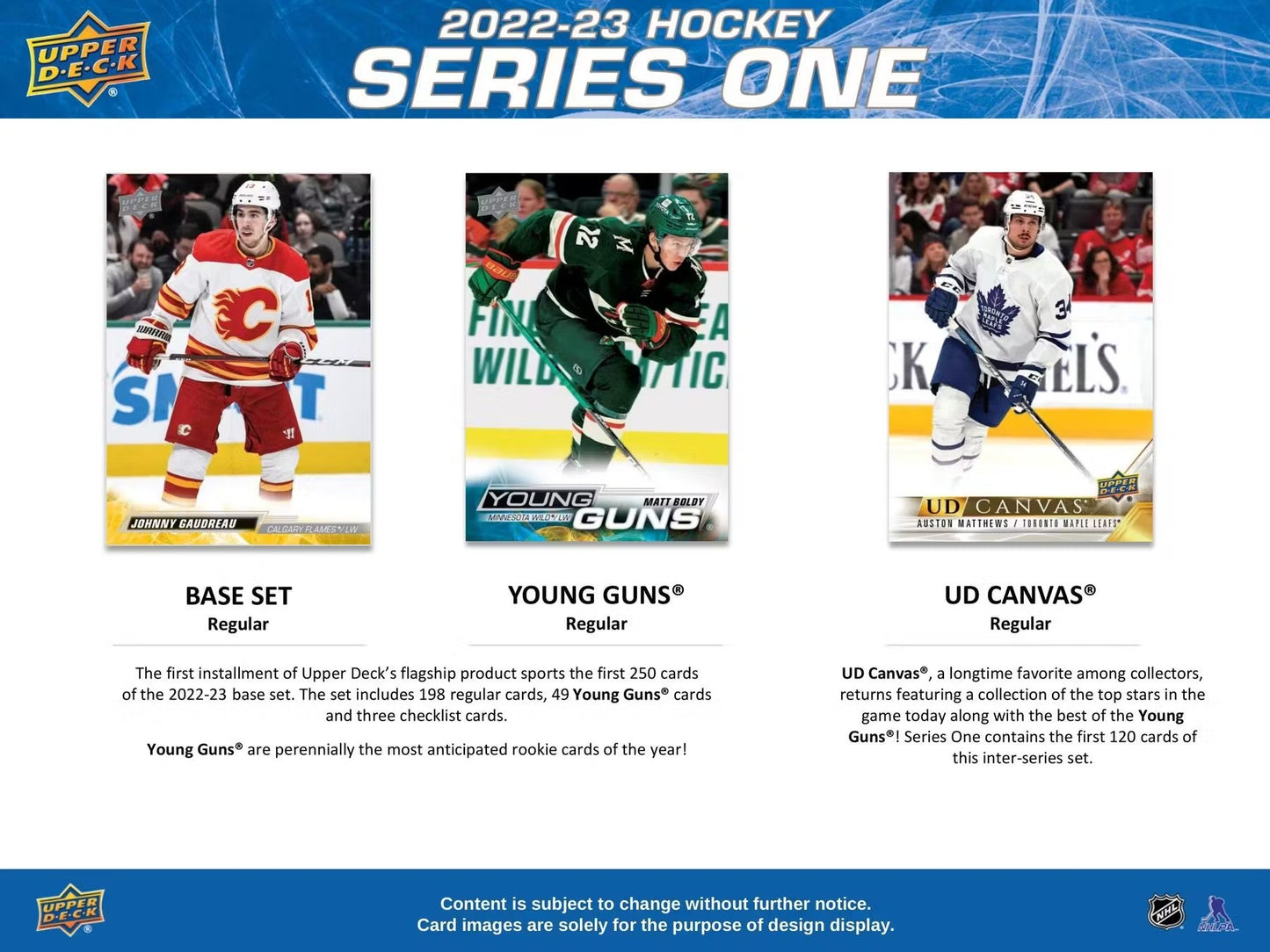 2022-23 Upper Deck Series 1 Hockey 7-Pack Blaster Box