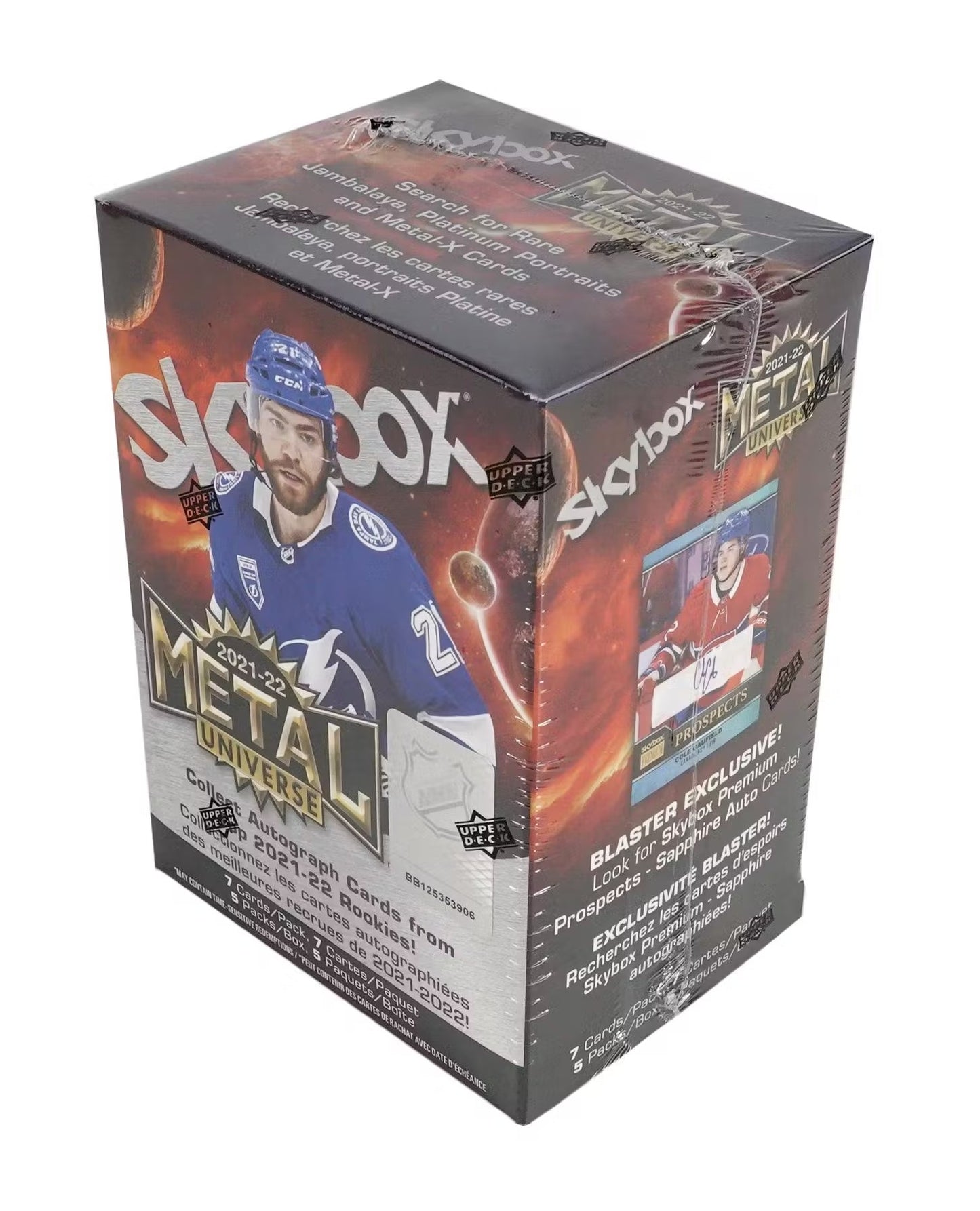 2021-22 UD Skybox Metal Universe Hockey 5-Pack Blaster Box