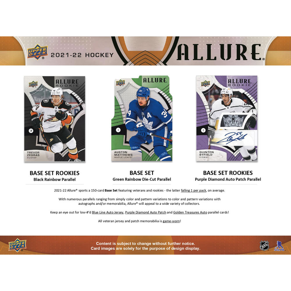 2021-22 Upper Deck Allure Hobby