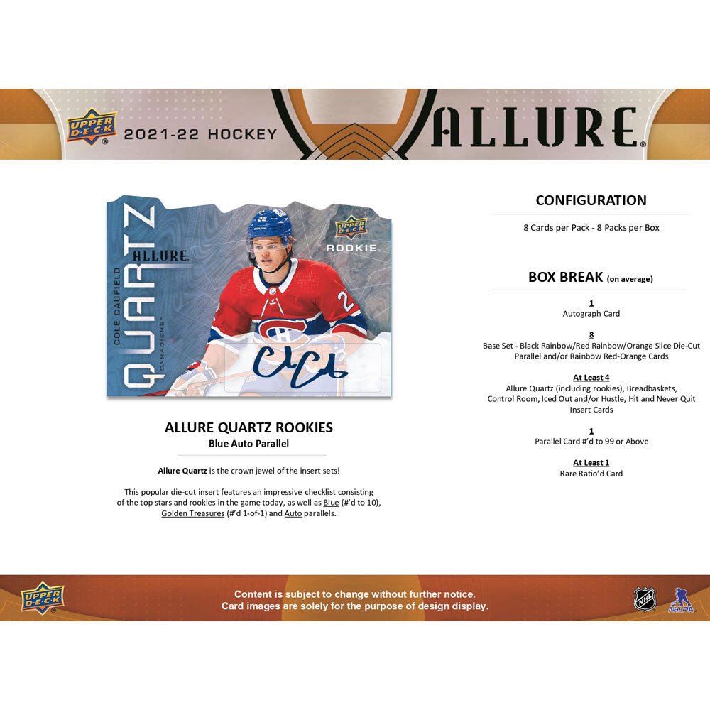 2021-22 Upper Deck Allure Hobby